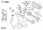 Bosch 0 603 387 760 Psb 500 Re Percussion Drill 230 V / Eu Spare Parts